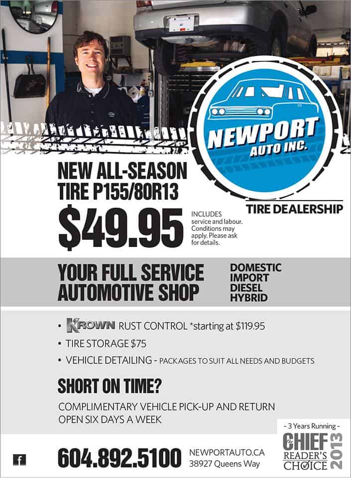 Tire Sales Newport Auto Squamish BC